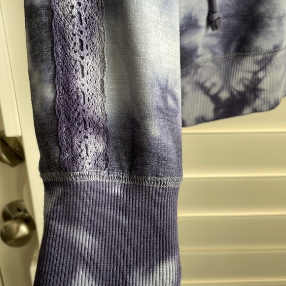 Knox Rose blue tie-dye sweatshirt and sweats outfit EUC - Picture 6 of 13